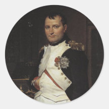Napoléon dans son étude par Jacques Louis David Autocollants