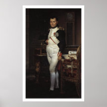 Napoléon dans son étude par Jacques Louis David Posters