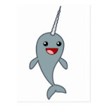 Narwhal heureux cartes postales