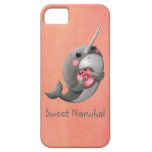 Narwhal timide avec le beignet coque iPhone 5 Case-Mate