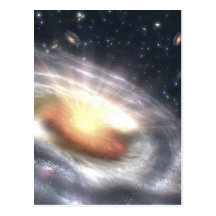 NASAs éclatant avec des étoiles et des trous noirs Cartes Postales