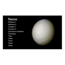 NASAs Vénus Modèles De Cartes De Visite