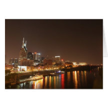 Nashville la nuit cartes de vœux