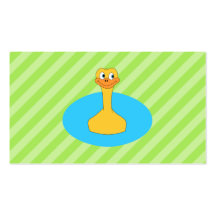 Natation de canard dans un étang carte de visite