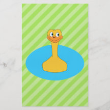 Natation de canard dans un étang prospectus avec motif