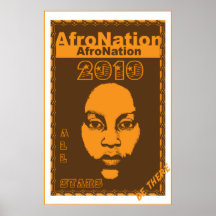 Nation 2010 d'Afro toute l'affiche de sports d'éto