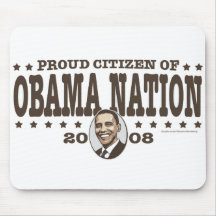 Nation Mousepad d'Obama Tapis De Souris
