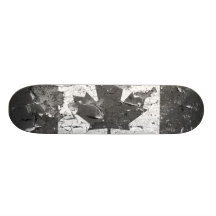 Nations™ affligé - le Canada B&W (planche à roulet