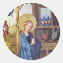 Nativité par Lochner Stefan Adhésif Rond