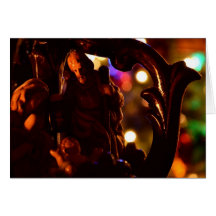 Nativité réglée avec Bokeh Cartes De Vœux