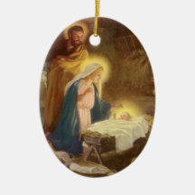 Nativité vintage de Noël, bébé Jésus de Mary Josep Décoration De Noël
