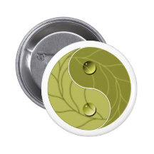 Nature de Yin Yang Badge