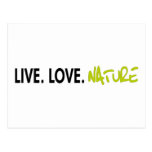 Nature vivante d'amour ! Produits frais d'écologie Carte Postale
