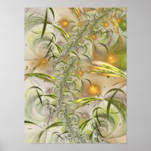 Nature's Way Flame Fractal Posters