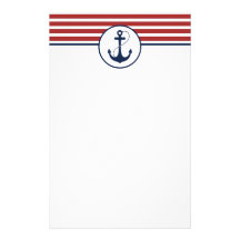 Nautical Anchor Stationery Design