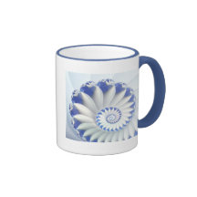 Nautilus bleu mugs à café