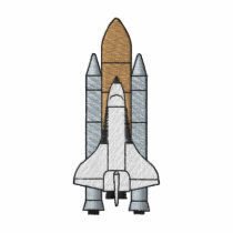Navette spatiale polos brodés