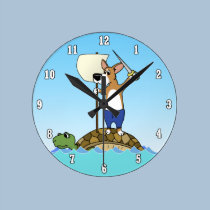 Navigation de corgi horloges murales