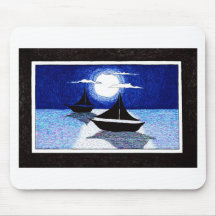 navigation de pleine lune tapis de souris