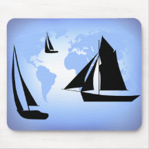 Navigation du monde Mousepad Tapis De Souris