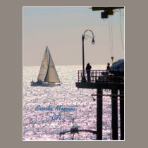 Naviguant par Santa Monica, Santa Monica, CA cartes postales