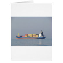 Navire porte-conteneurs Volos Cartes De Vœux
