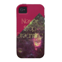Ne cessez jamais de rêver le cas d'Iphone 4/4S Coques Case-Mate iPhone 4