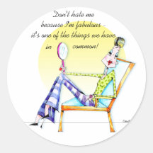 Ne me détestez pas… autocollant