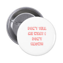 NE ME DITES PAS CE QUE JE NE SAIS PAS ! ! BADGES AVEC AGRAFE