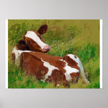 Ne me tracassez pas vache affiches