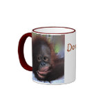 Ne m'oubliez pas !  (Bébé de primat) Tasse
