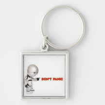 NE PANIQUENT PAS KEYCHAIN PORTE-CLEF