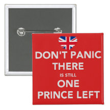 Ne paniquent pas - mariage royal - le prince badges avec agrafe