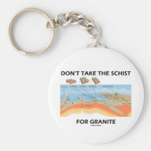 Ne prenez pas le schiste pour le granit (l'humour  porte-clés