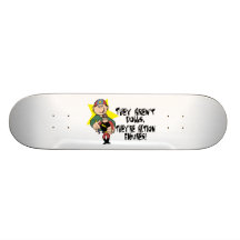 Ne sont pas les poupées mais les nombres d'actions skateboards cutomisables