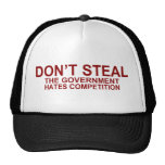 Ne volez pas la concurrence de haines de gouvernem casquettes de camionneur