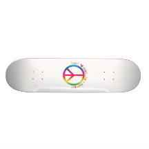Ne vous inquiétez pas… soit une hippie skateboard customisable