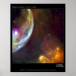 Nébuleuse de bulle - télescope de NGC 7635 Hubble Posters
