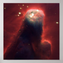 Nébuleuse de cône dans l'espace - Jésus Posters