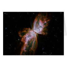 Nébuleuse de papillon cartes de vœux