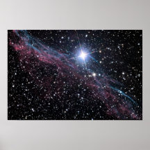 Nébuleuse de voile de NASAs Posters