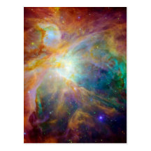 Nébuleuse d'Orion (télescopes de Hubble et de Spit Carte Postale
