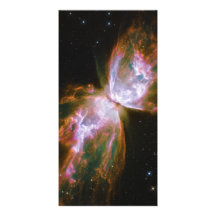 Nébuleuse NGC 6302 Caldwell 69 de papillon d'insec Photocarte Personnalisée