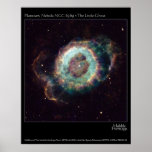 Nébuleuse NGC 6369 le petit télescope de Hubble de Affiches