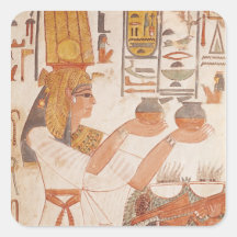 Nefertari faisant une proposition autocollants carrés