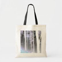 NÉGATIF MYSTÉRIEUX DE COULEUR DE FEUILLE D'ARBRES  SACS FOURRE-TOUT