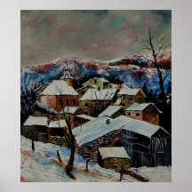 Neige 78 de Laforet Posters