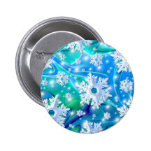 Neige bleue badges
