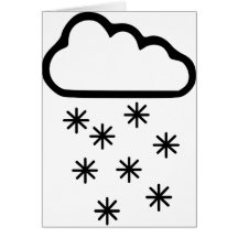 Neige Carte De Vœux