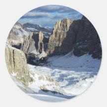 Neige de montagne de Lagazuoi Adhésif